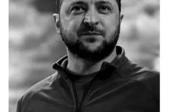 "Місяць війни. Хроніка подій. Промови та звернення Президента України Володимира Зеленського"